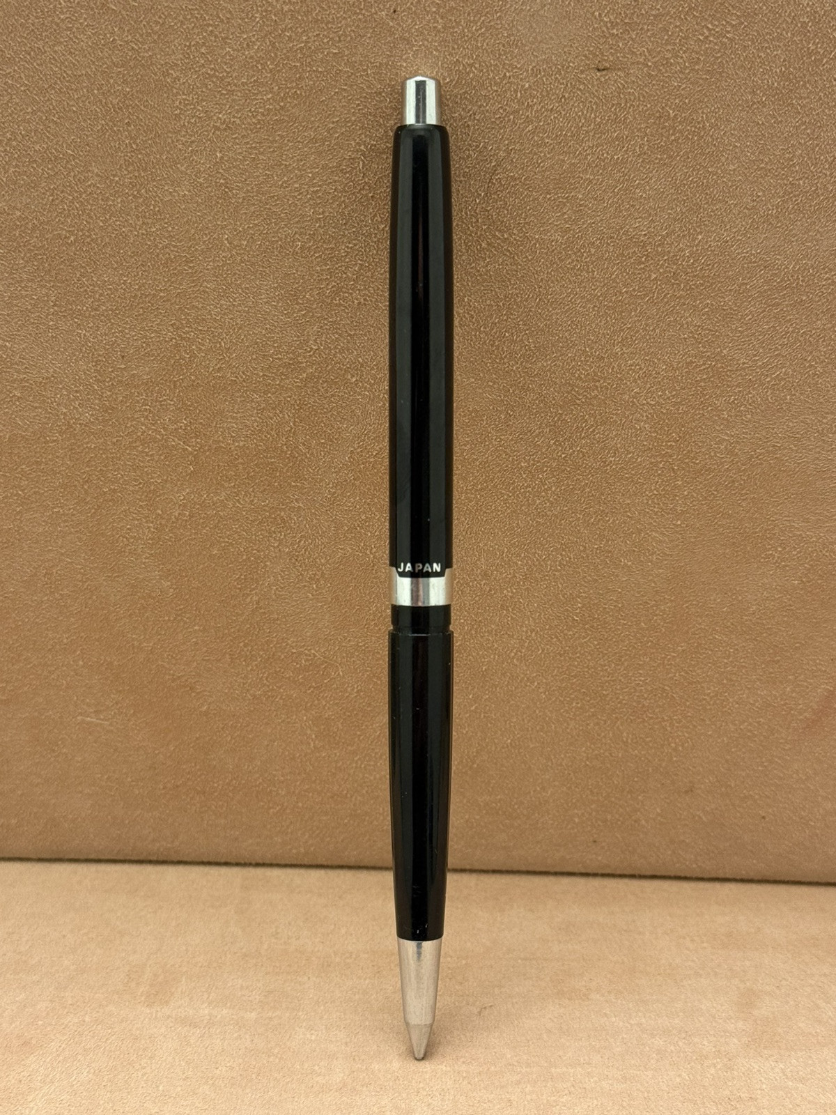 Pentel 5 Five Mechanical Pencil Black Chrome Clutch 0.5mm Lead Vintage *Read