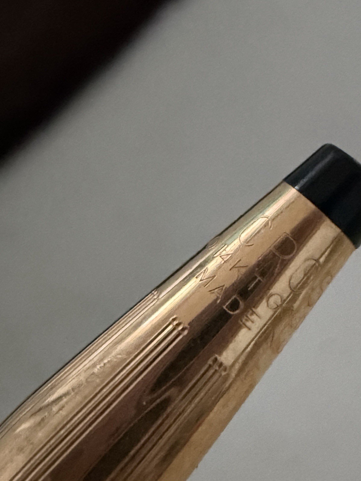 Vintage 14 Kt Gold Filled Cross Pencil w/ Case and Sleeve w/ LOGO