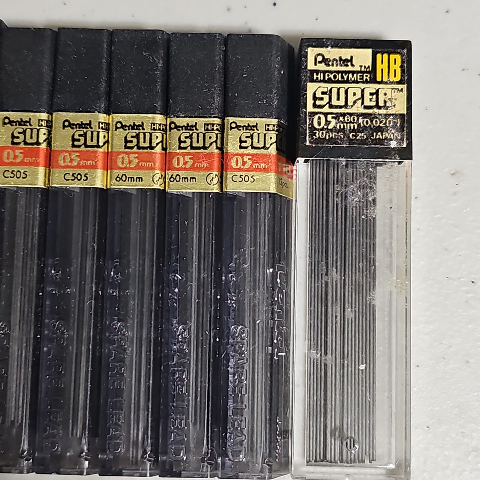 Pentel Sharplet-2 0.5 A125 Japan Mechanical Pencil with 9 Plus Dozen Leads