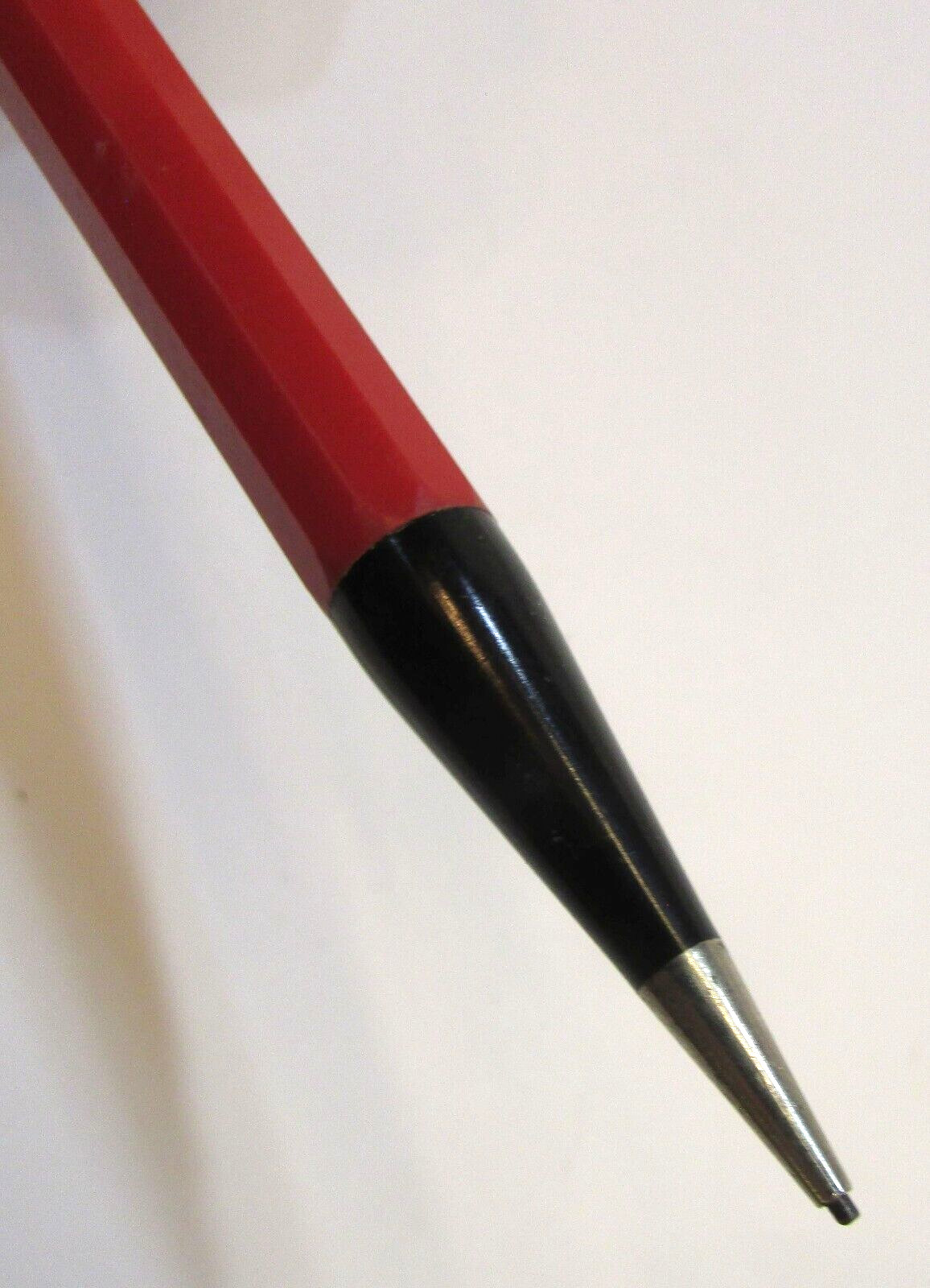 Ritepoint Decagon Red Plastic Barrel Mechanical Pencil Farm Bureau St Paul MN