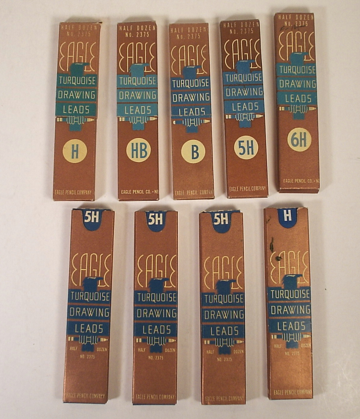 Vintage Lot of Drawing Pencil Leads Eagle A.W. Faber Castell Pentel & Erasers