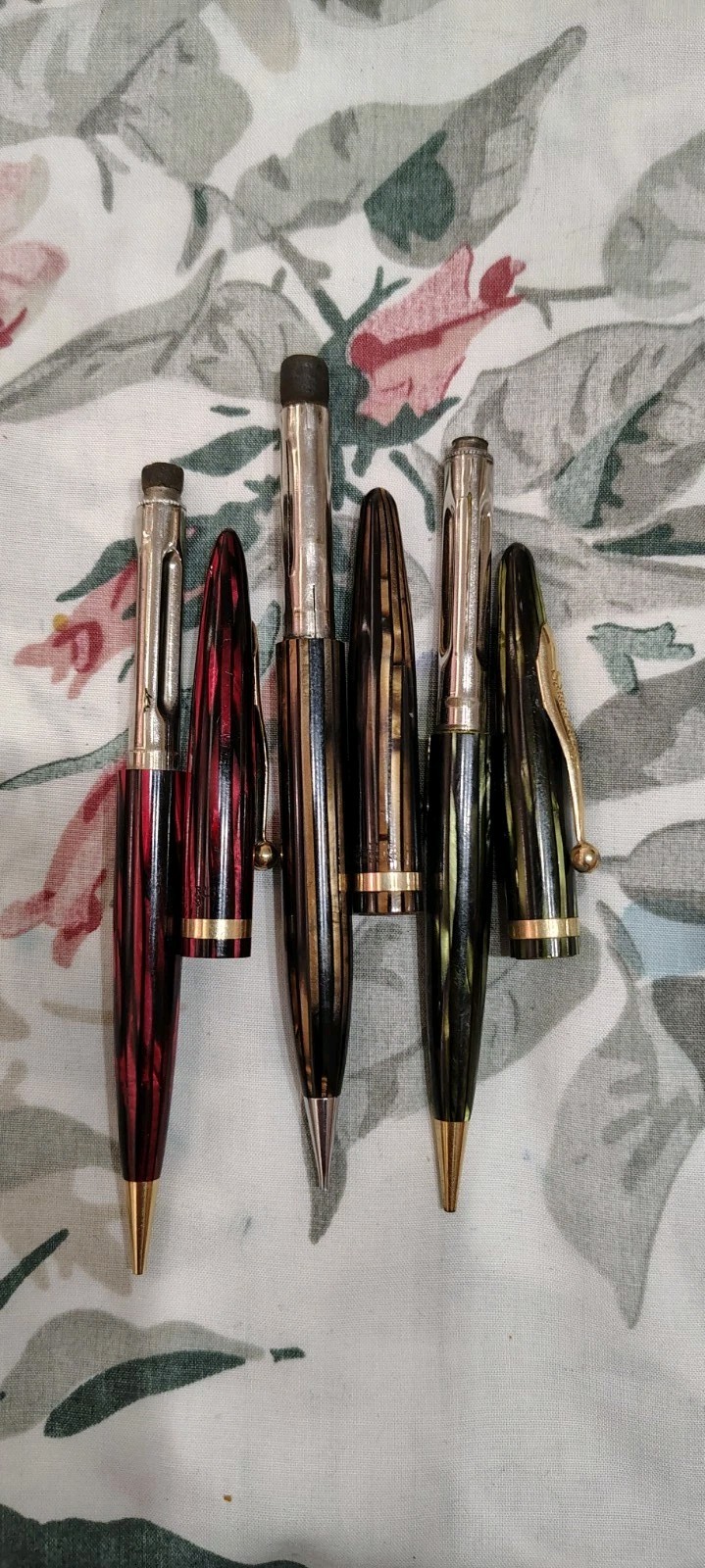 Lot Of 7 Sheaffers, Parkers Pencils For Parts Or Repairs