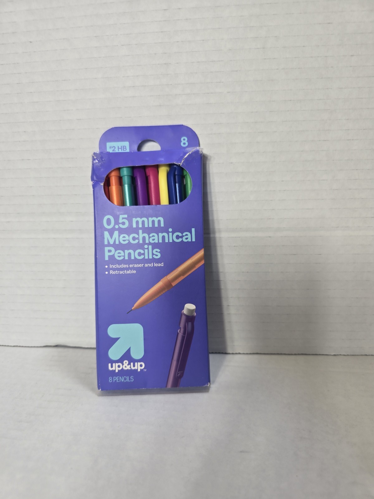 up&up Mechanical Pencil No.2 0.5mm 8ct Multicolor School Supplies