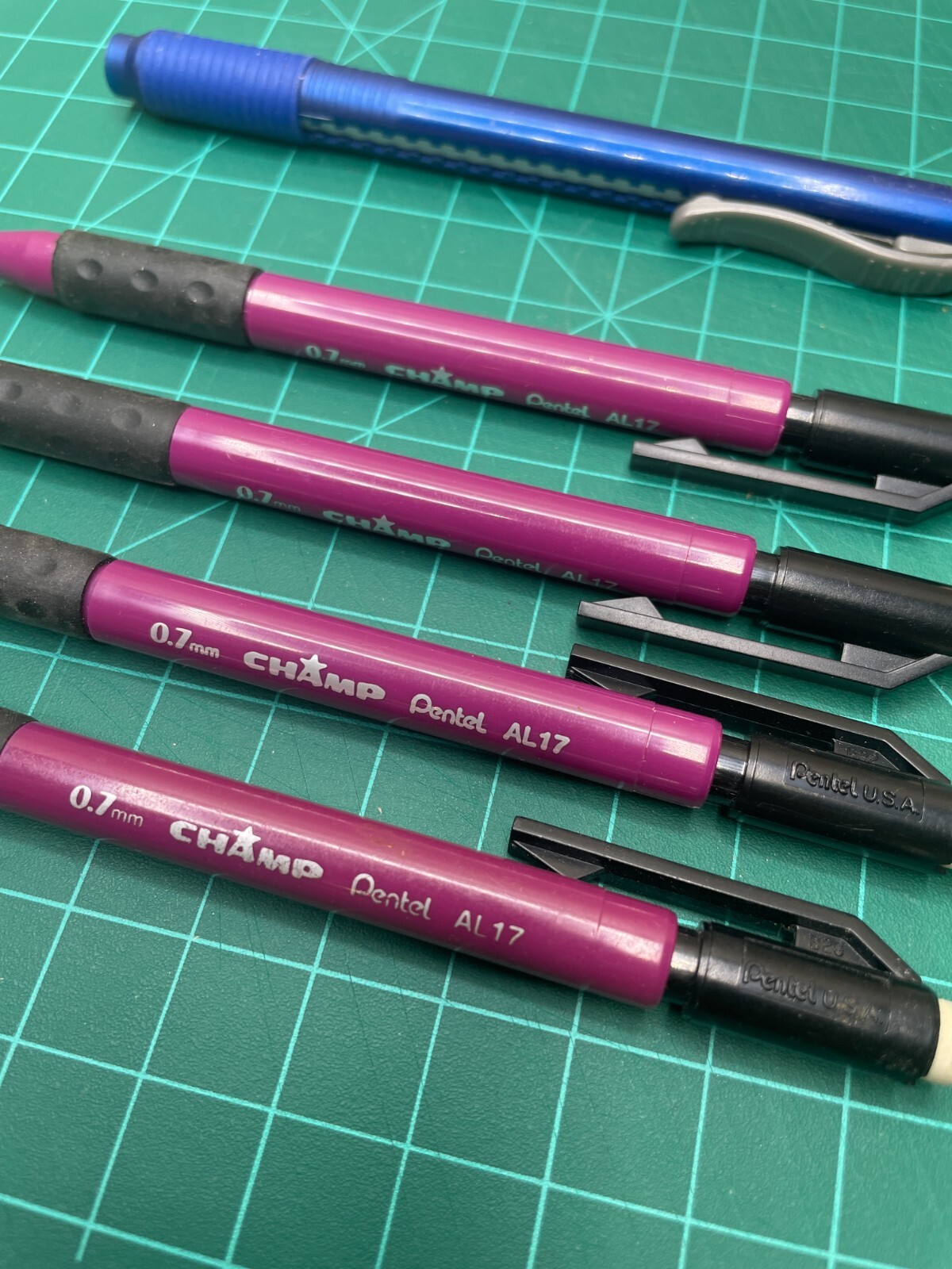 Pentel Mechanical Pencils P207 A125 AX17 ALP7 AL17 Set Of 10 Assorted Colors
