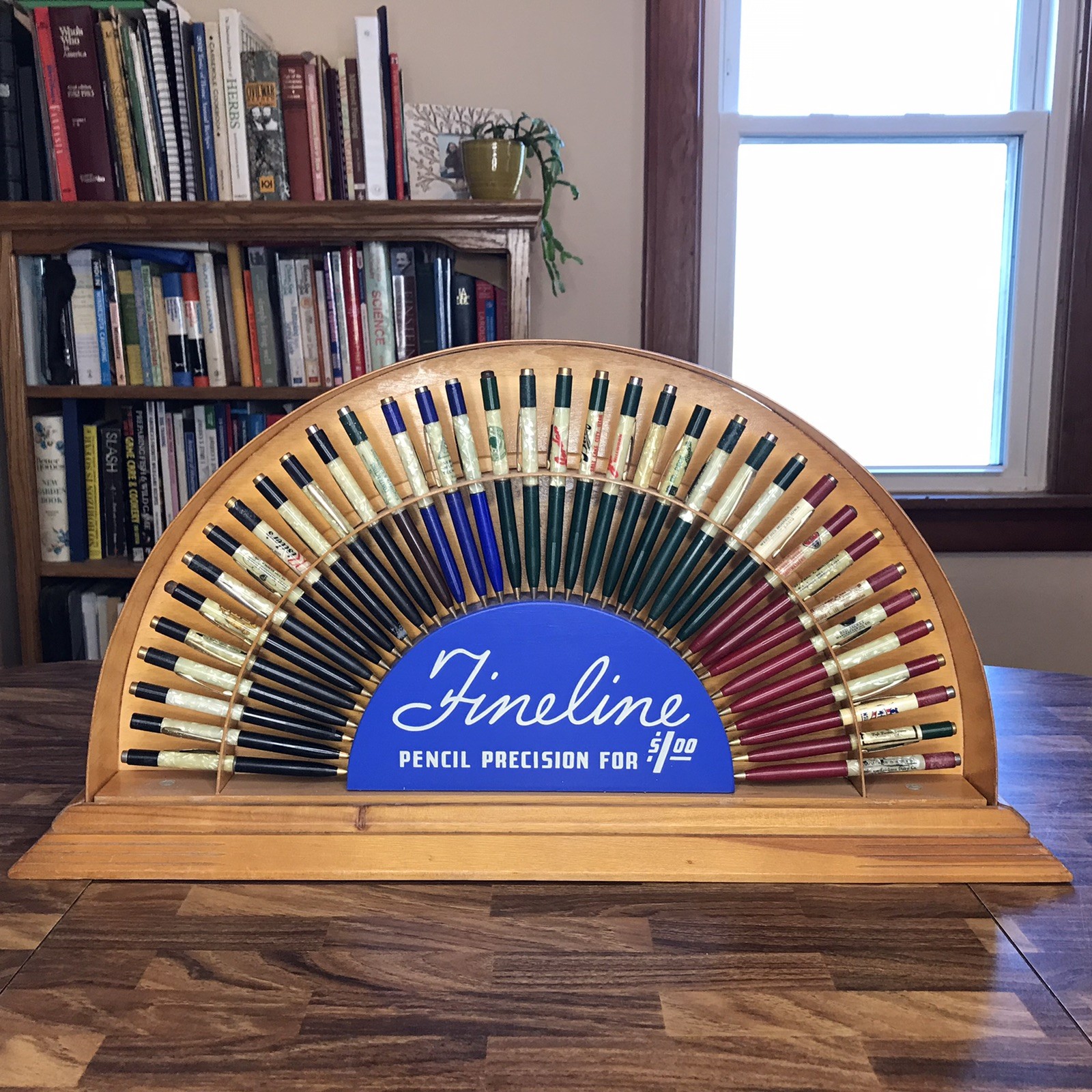 Vintage 1950’s Sheaffer Fineline Store Counter Display w/36 Mechanical Pencils