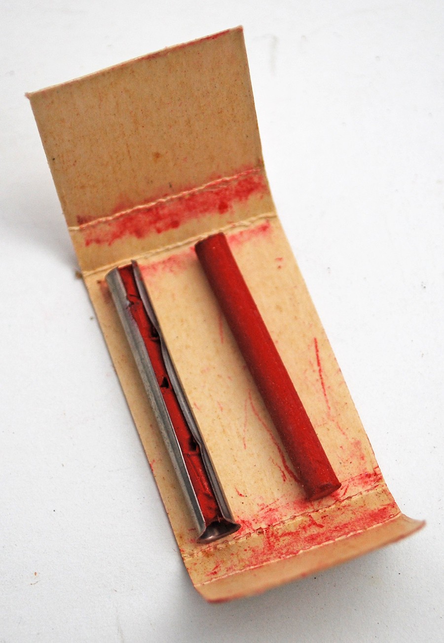 Vintage LISTO Marking Leads Red No. 162 Sleeve Pencil Corp. Alameda California