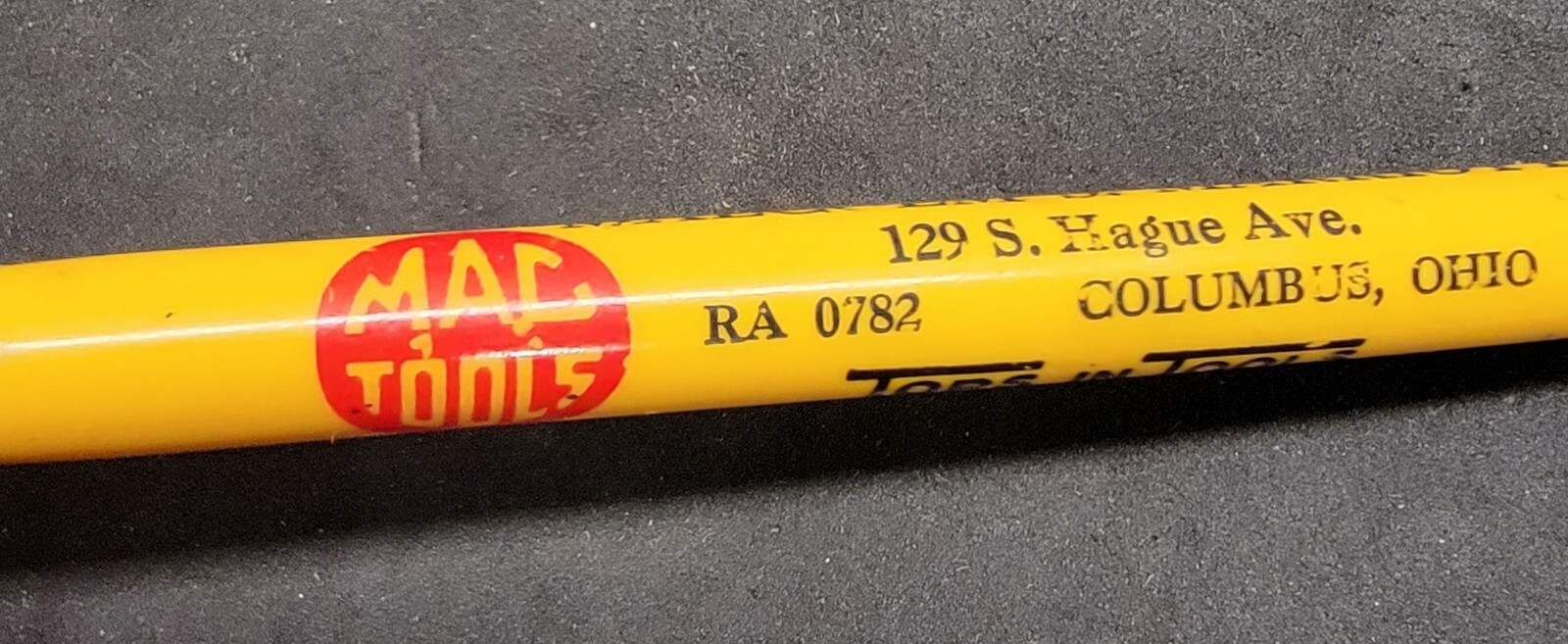 VINTAGE MAC TOOLS SCRIPTO MECHANICAL PENCIL MALCOLM S. MARRIOTT COLUMBUS OHIO