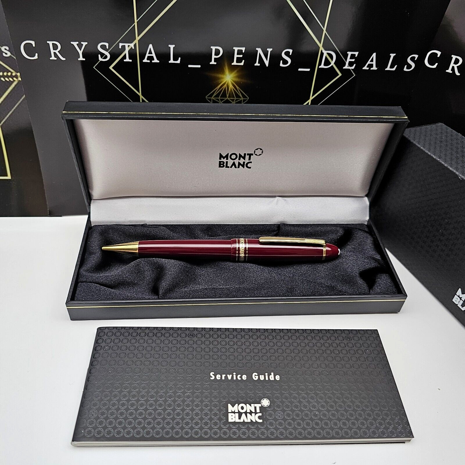 MONTBLANC Meisterstuck 167R LeGrand Burgundy / Red 0.9 mm Mechanical Pencil NEW!