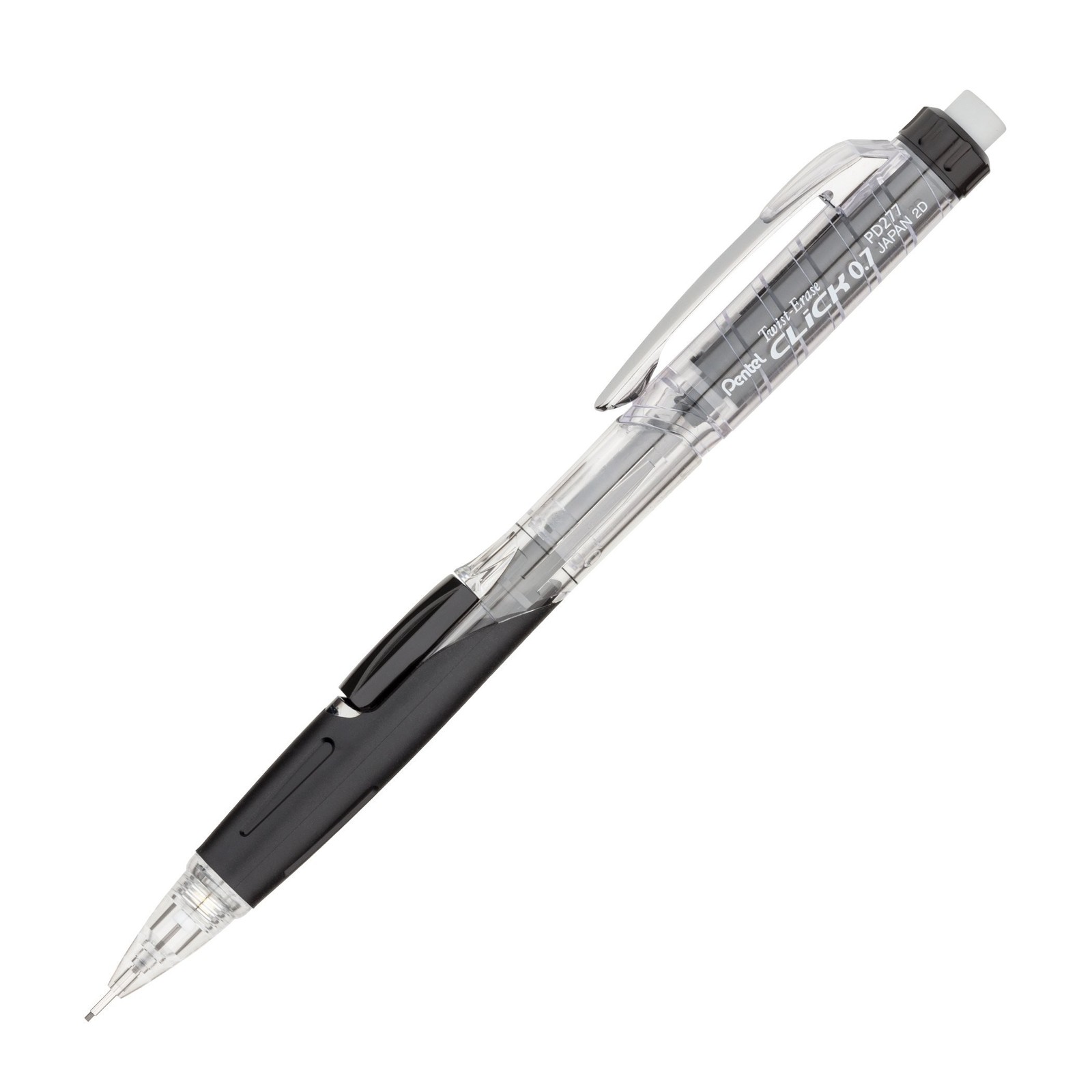 Pentel Twist-Erase Click Mechanical Pencil, (0.7mm) Assorted Barrel Colors