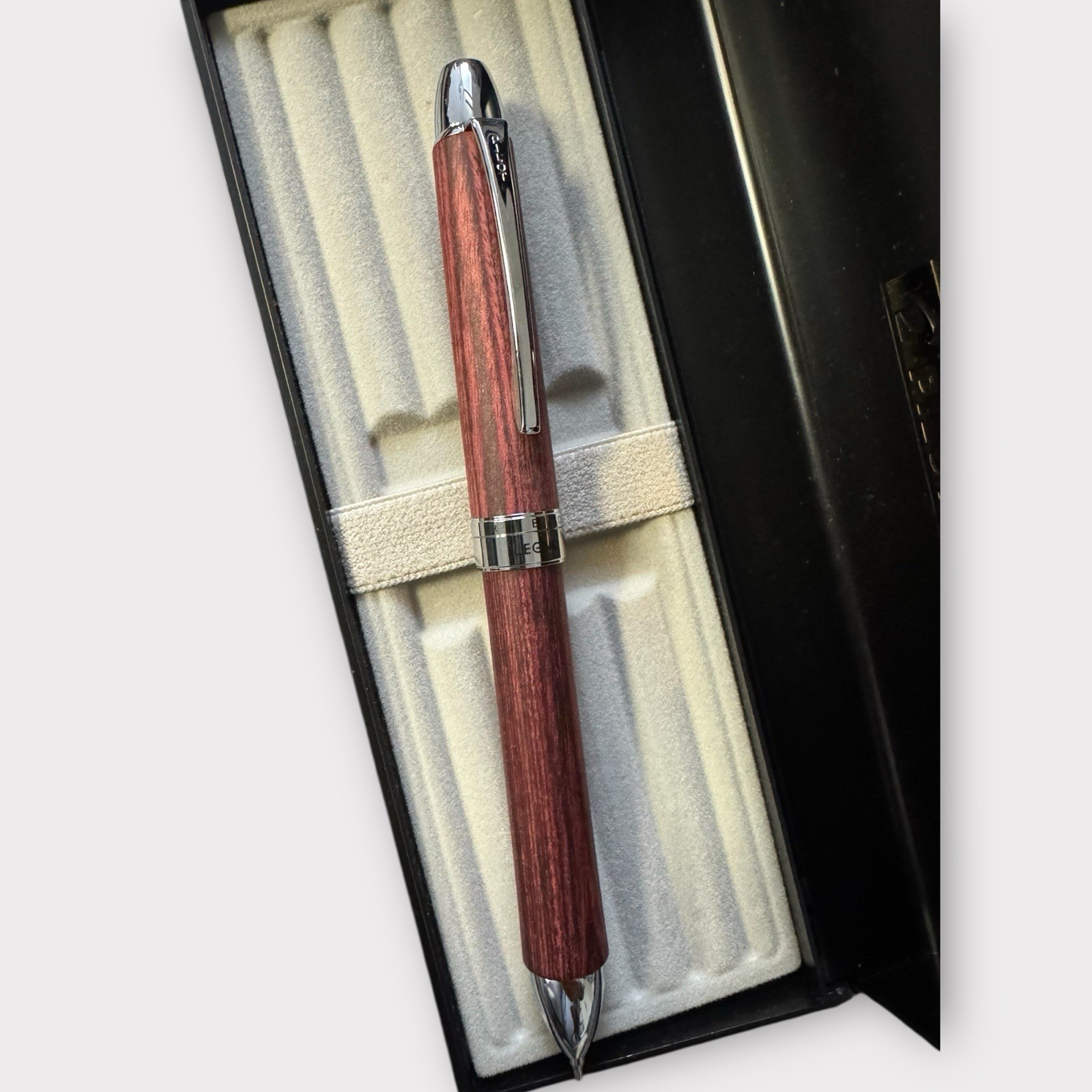 NEW PILOT Multi Function Pen Wooden Barrel Ballpoint & Mechanical Pencil Japan