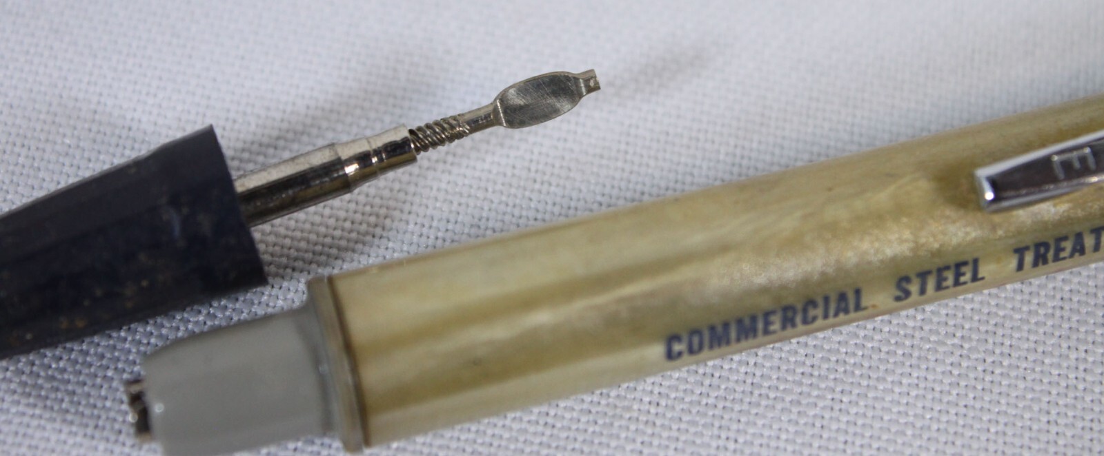 Vtg Durolite Mechanical Pencil Detroit MI Commercial Steel Treating Corp Desk