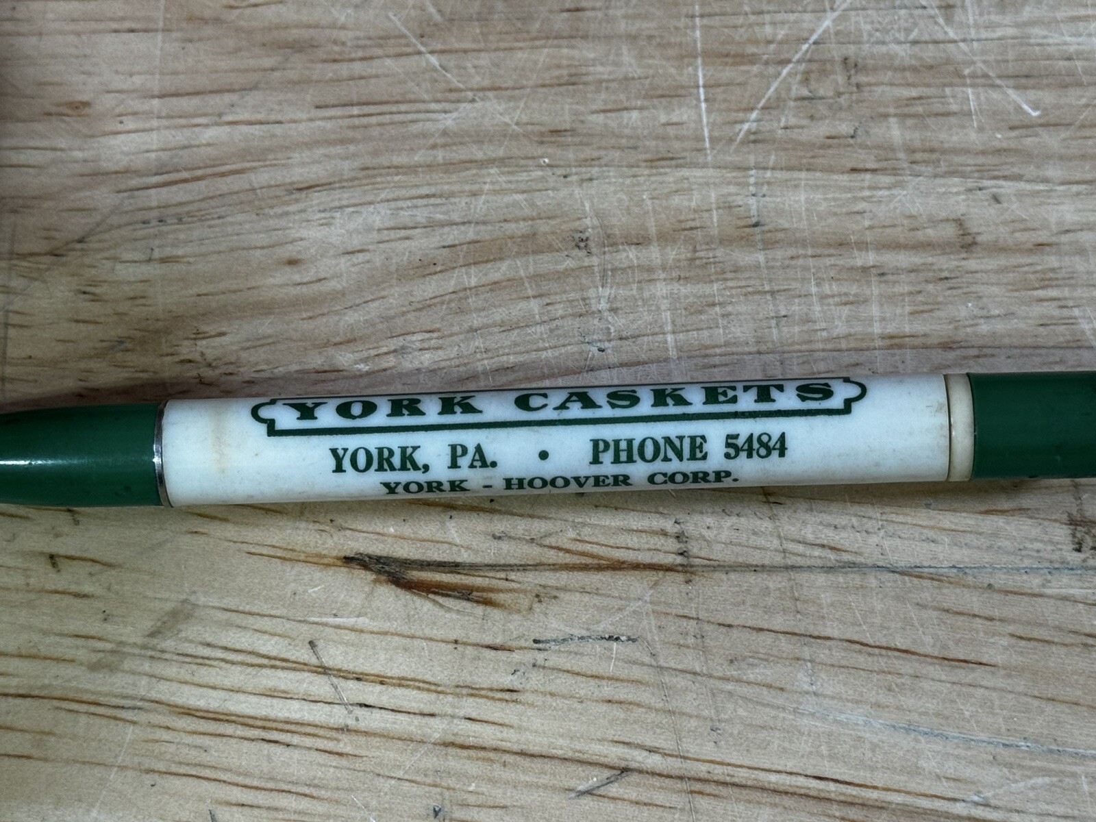 Vintage York Casket Makers York Pa Mechanical Pencil Redipoint Mfg Rare Works