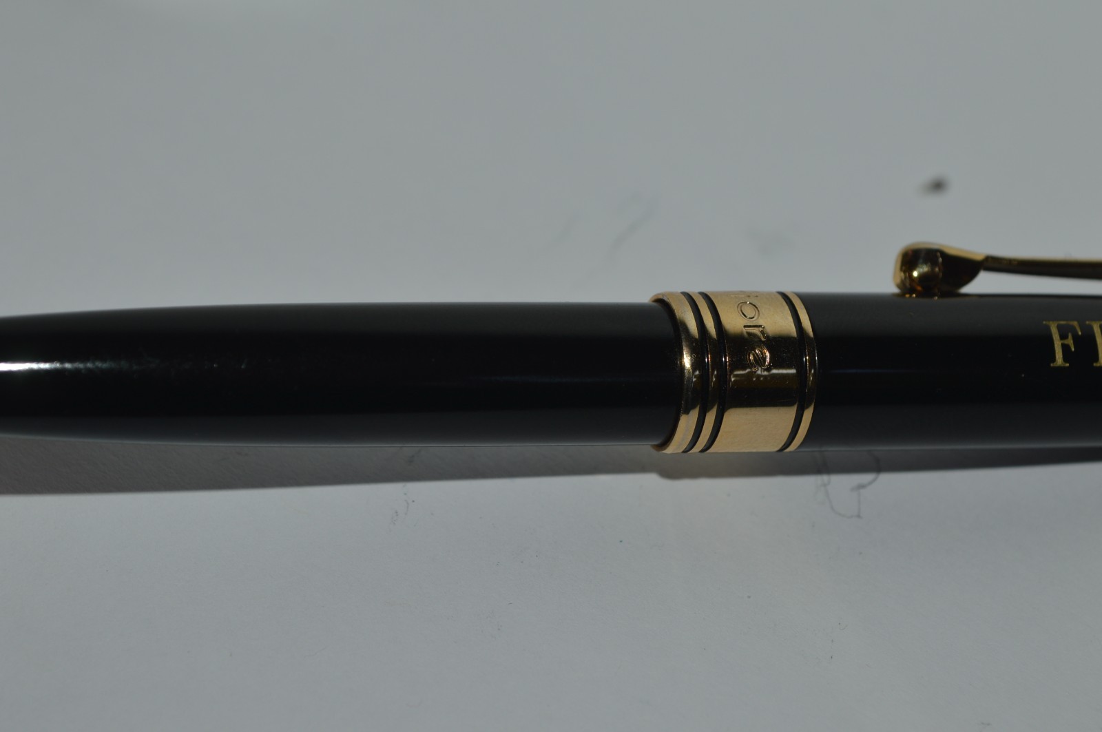 MONTEFIORE Mechanical Pencil Black Lacquer Finish FPS Engraved Excellent Condit