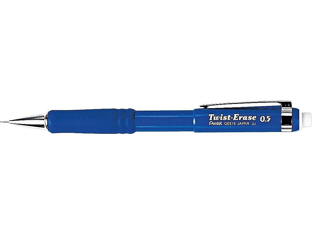 Automatic Pencil with Jumbo Eraser Comfort Grip Large Barrel Blue 1 Count