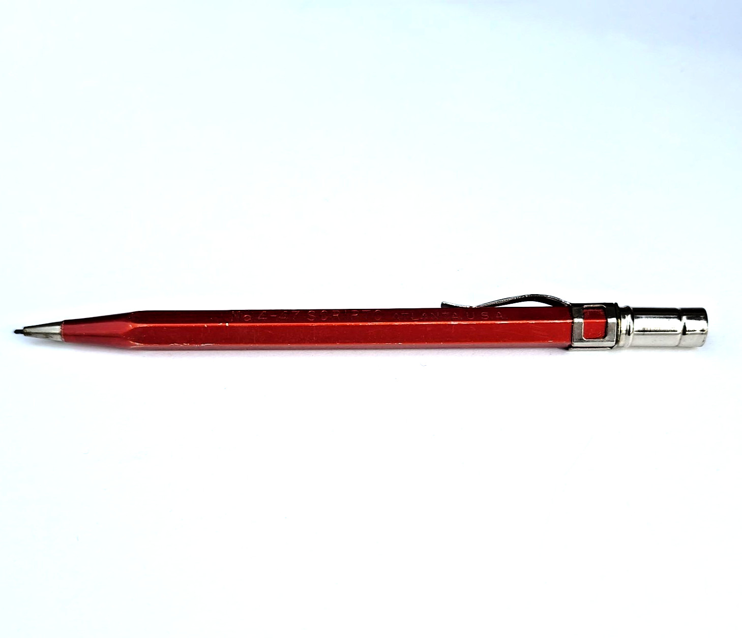 SCRIPTO No. 4 – 47 MECHANICAL PENCIL RED Orange Tone