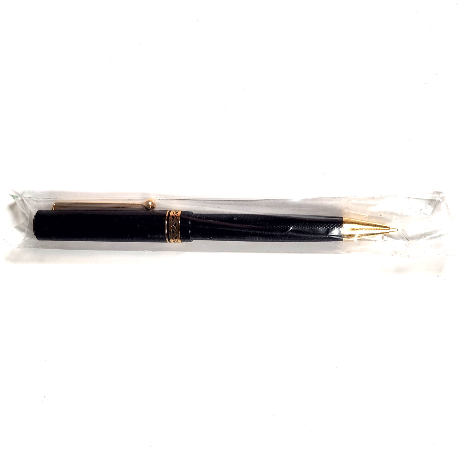 Rare Vtg 1990 Pilot Custom 72 GT Guilloche Black 24K GP Mechanical Pencil NOS!