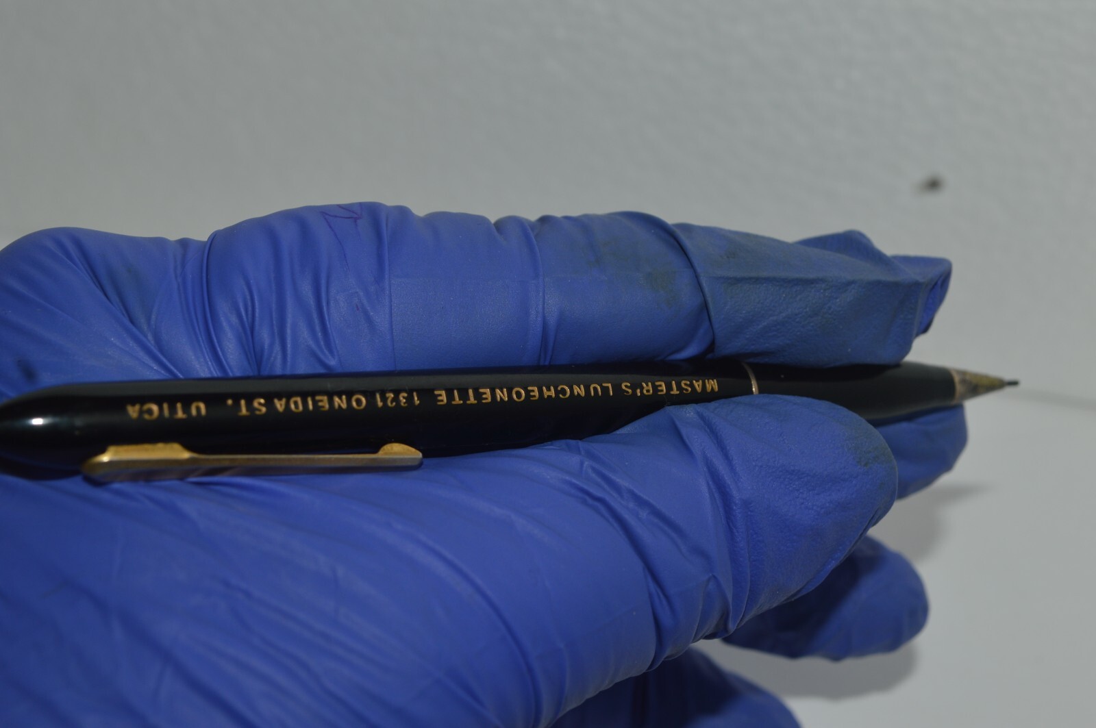 Master’s Luncheonette Mechanical Pencil Promo Metal Plastic Circa 1960’s Antique