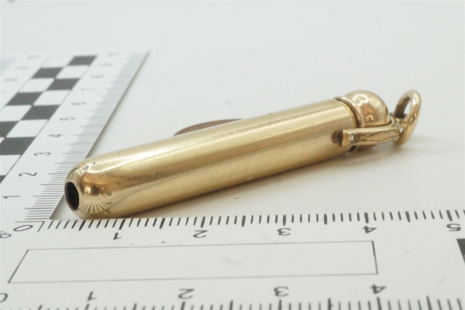ANTIQUE GOLD CASED MAGIC / PROPELLING PENCIL HICKS NEW YORK c1900