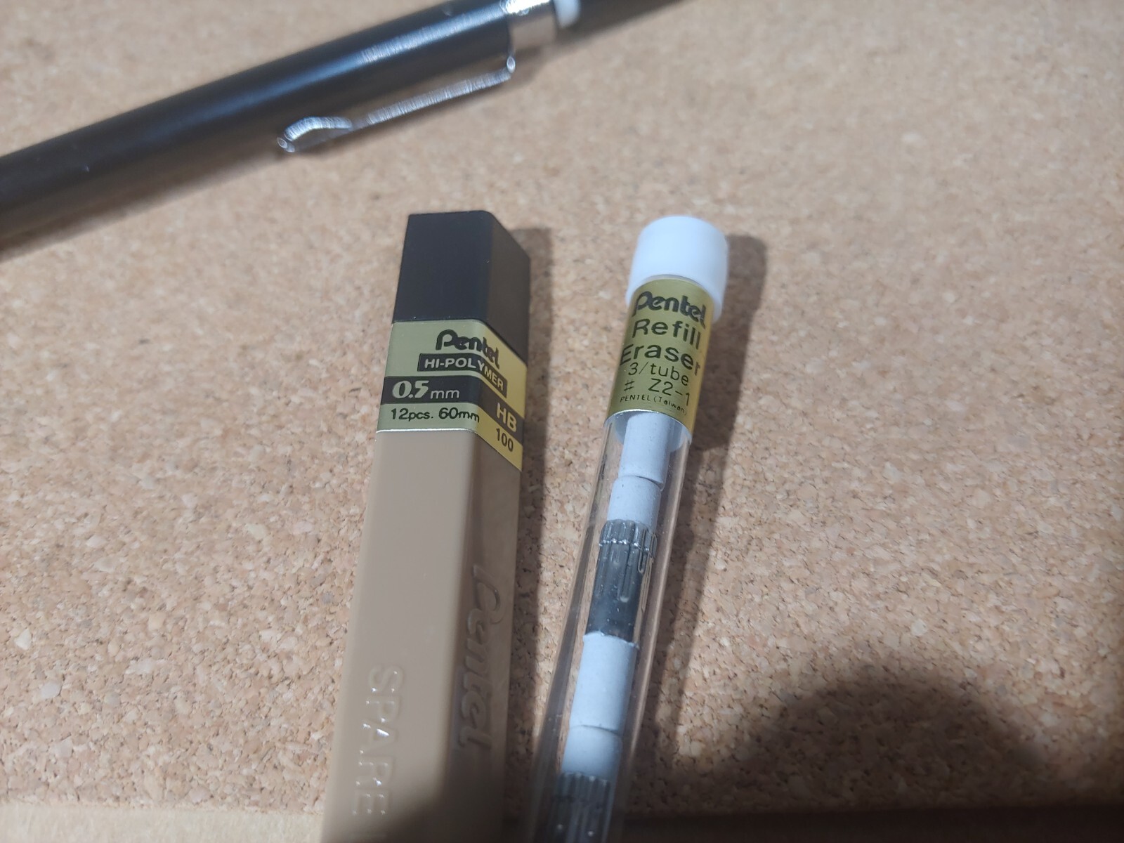 Vtg Pentel Sharplet-2 A125 0.5mm Mechanical Pencil, HB Lead, Z2-1 Eraser Refills