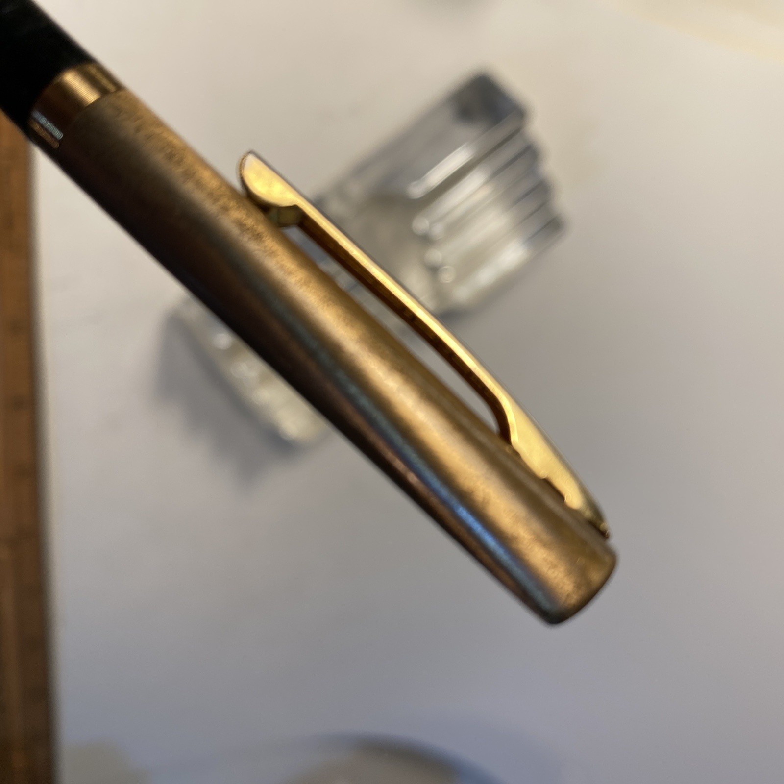 Vintage Rocket Mechanical Pencil Black & Gold