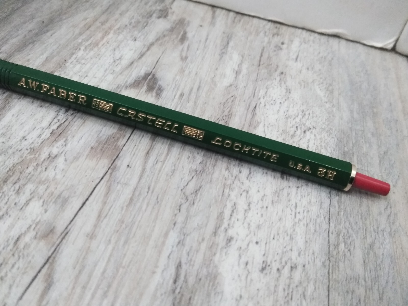 AW Faber Castell Locktite 3H Mechanical Pencil & dixon Lead Box