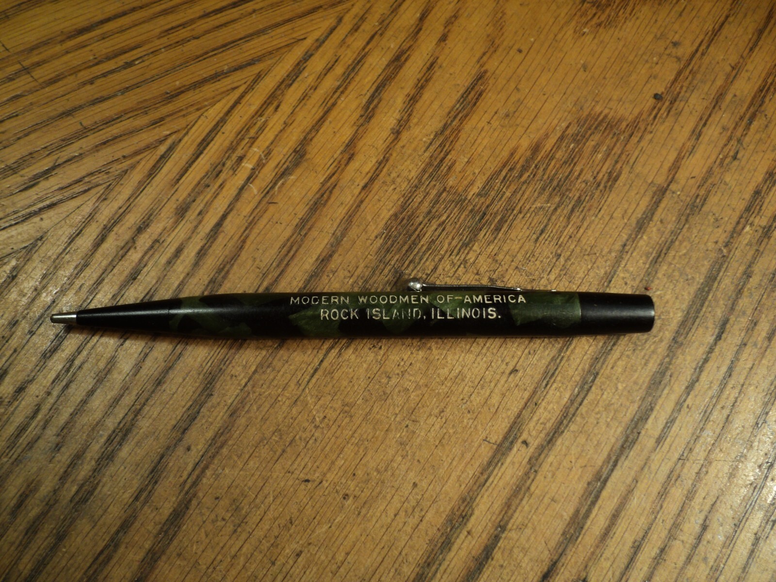Vintage Mechanical Pencil Modern Woodmen Of America 5″ Long Unknown