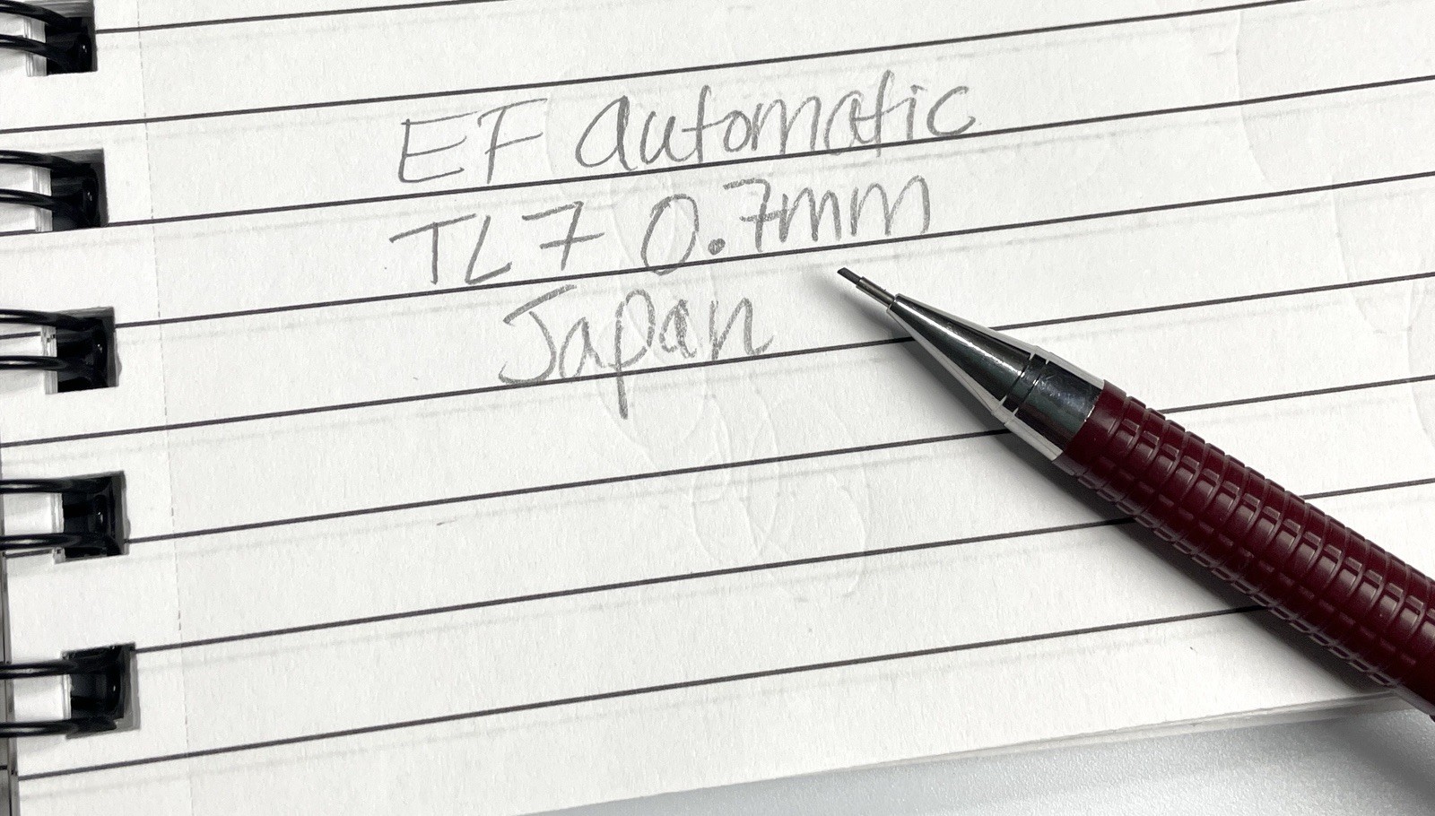 Vintage Eberhard Faber EF Automatic TL7 Mechanical Pencil 0.7 mm Japan Maroon