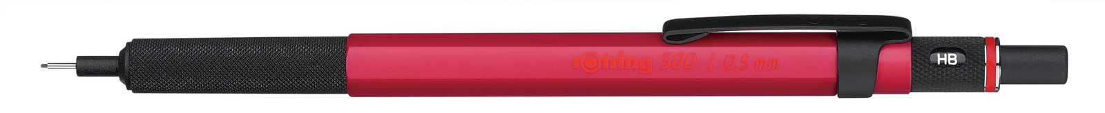 500 Mechanical Pencil 0.5mm Red Barrel for Precision Technical Drawing