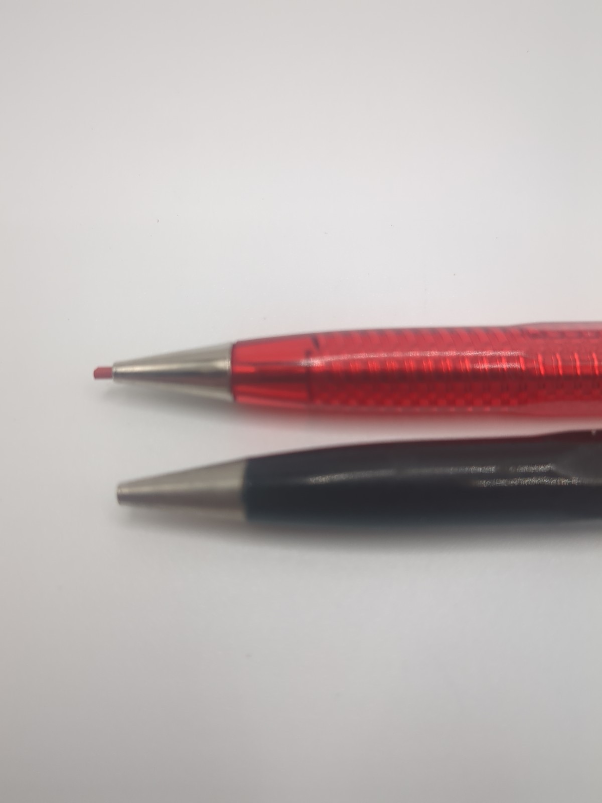 2 Vintage Skilcraft US Govt. Mechanical Pencils 1 Red/Red Lead & 1 Black/No Lead
