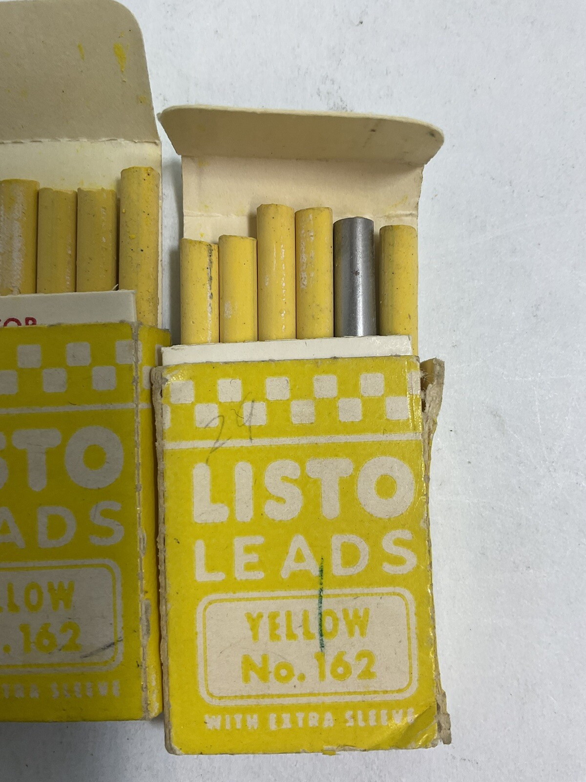 Listo Yellow Leads No 162 Vintage Lot Of 5 FoundArtShopCom