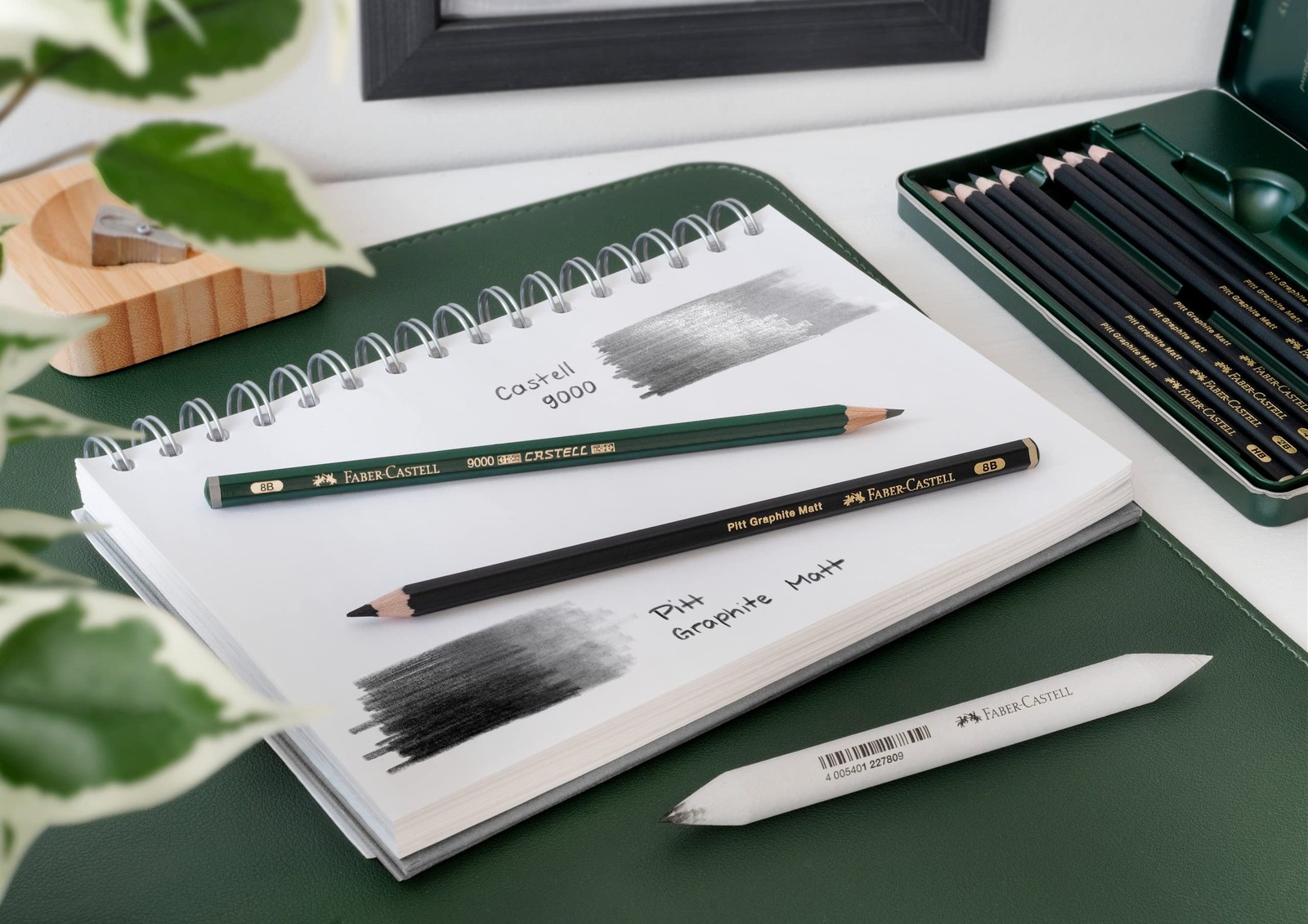 Faber-Castell Pitt Graphite Matte Pencil 1 Count (Pack of 6), Multiple color
