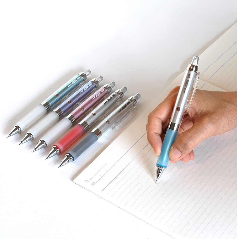 Uni Alpha-Gel Kuru Toga Mechanical Pencil, 0.5 Mm, Blue Body (M5858GG1P.33)