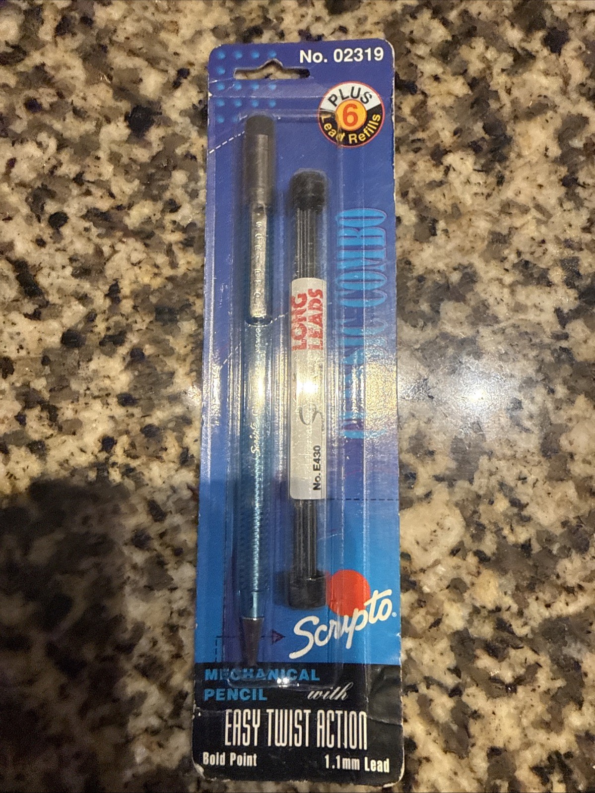 VTG 1993 Scripto Classic Combo Twist Mechanical Pencil 1.1 02319 W/Refill Green