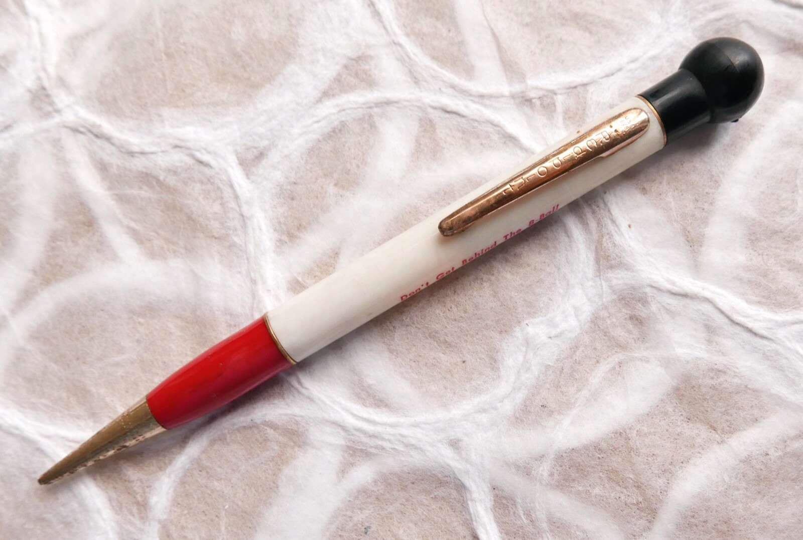 Vintage Redipoint Enar Lind Corn Shelling Mech Advertising Pencil Essex, Iowa G3