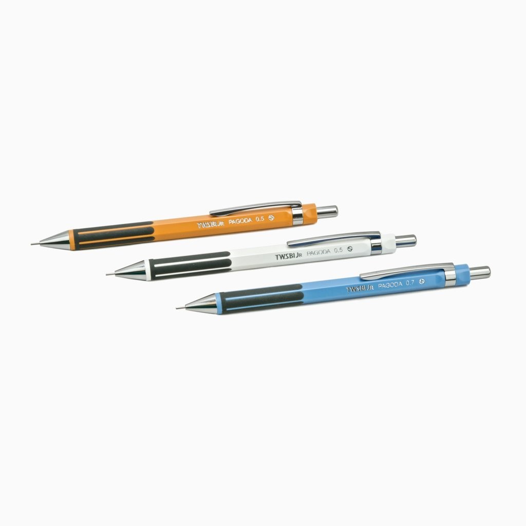 TWSBI Jr Pagoda mechanical pencil 0.7 mm white