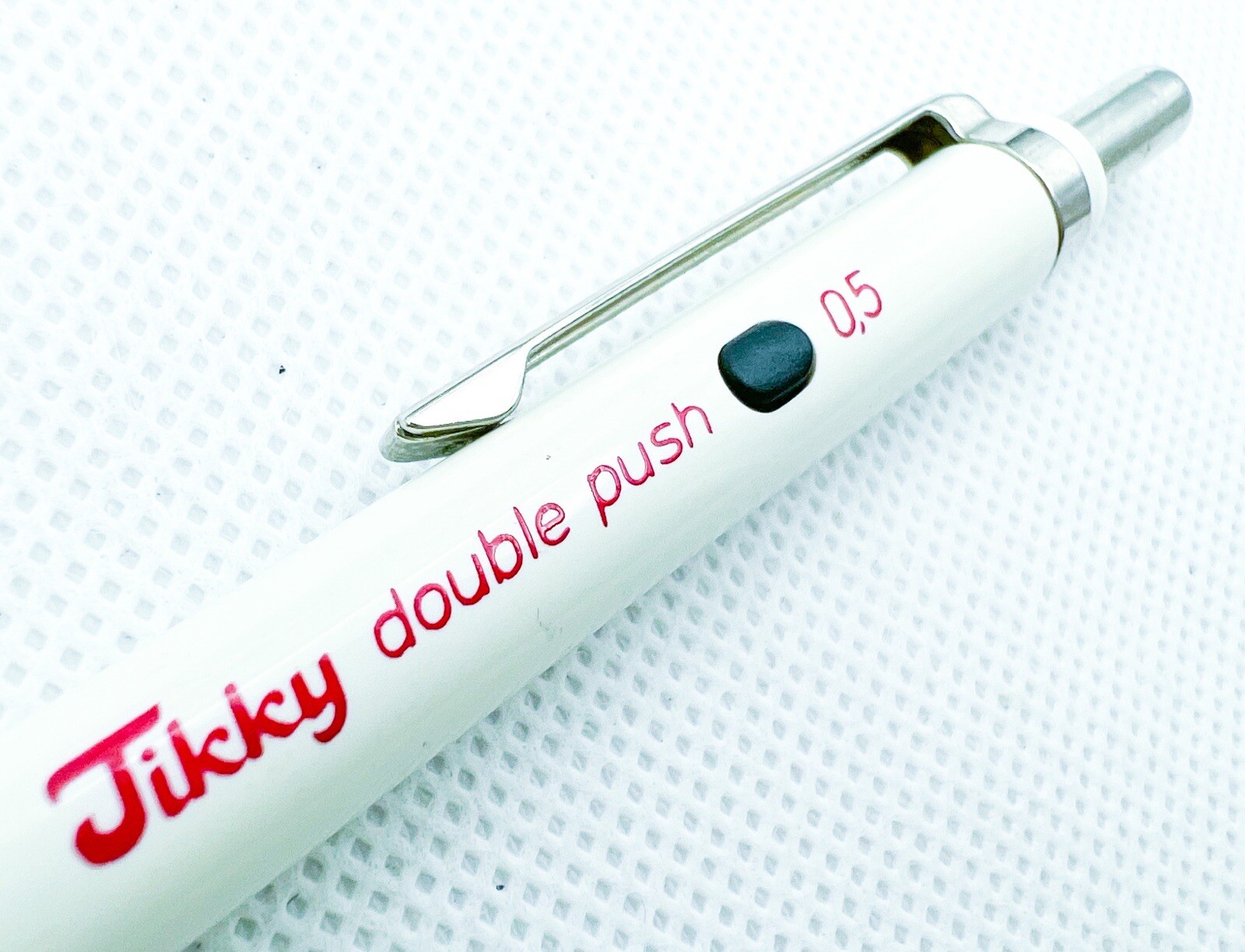 NOS Rotring Tikky Double Push retract mechanical pencil 0.5mm white