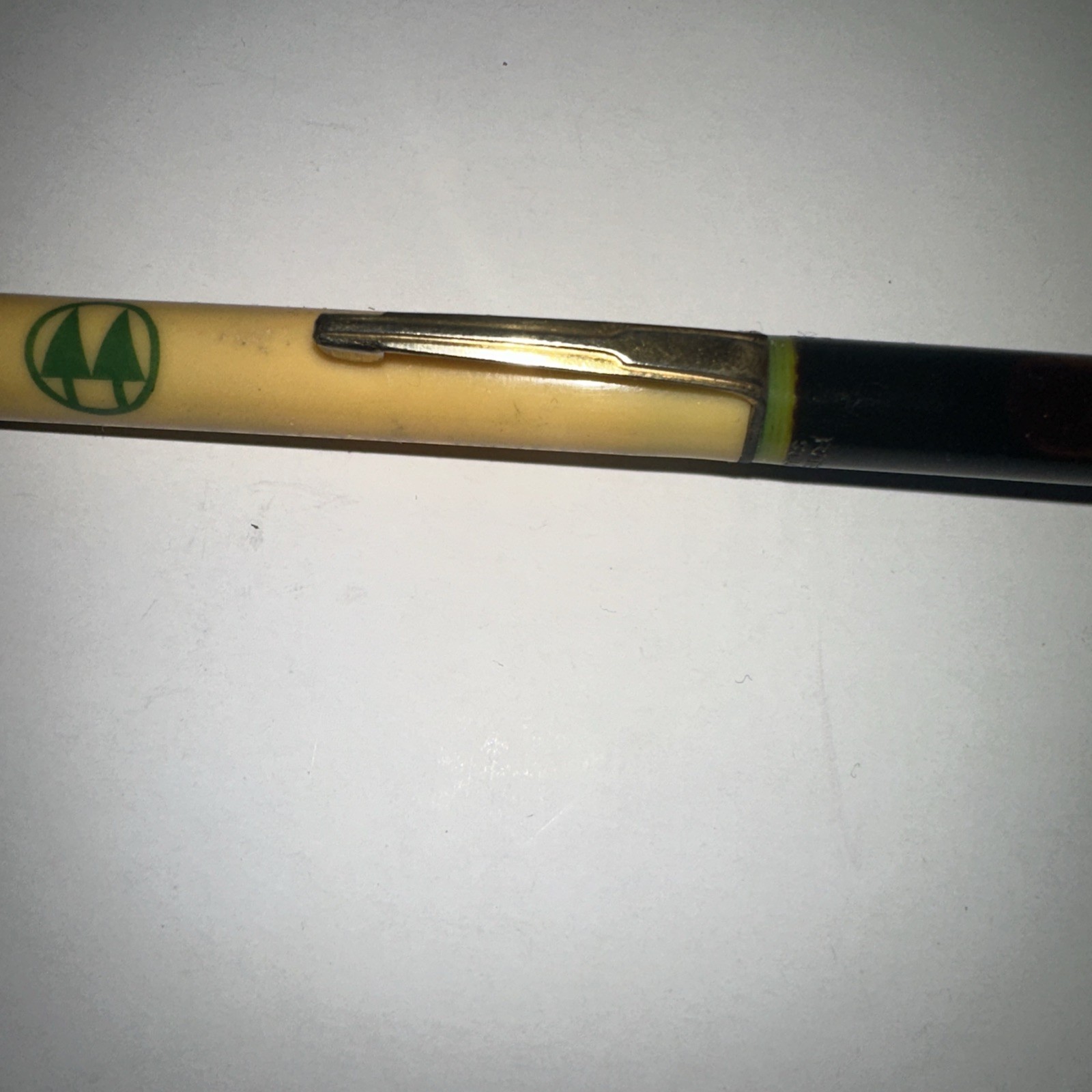 Vintage Ritepoint Mechanical Pencil Oil Cap Peace & Security Through Cooperation