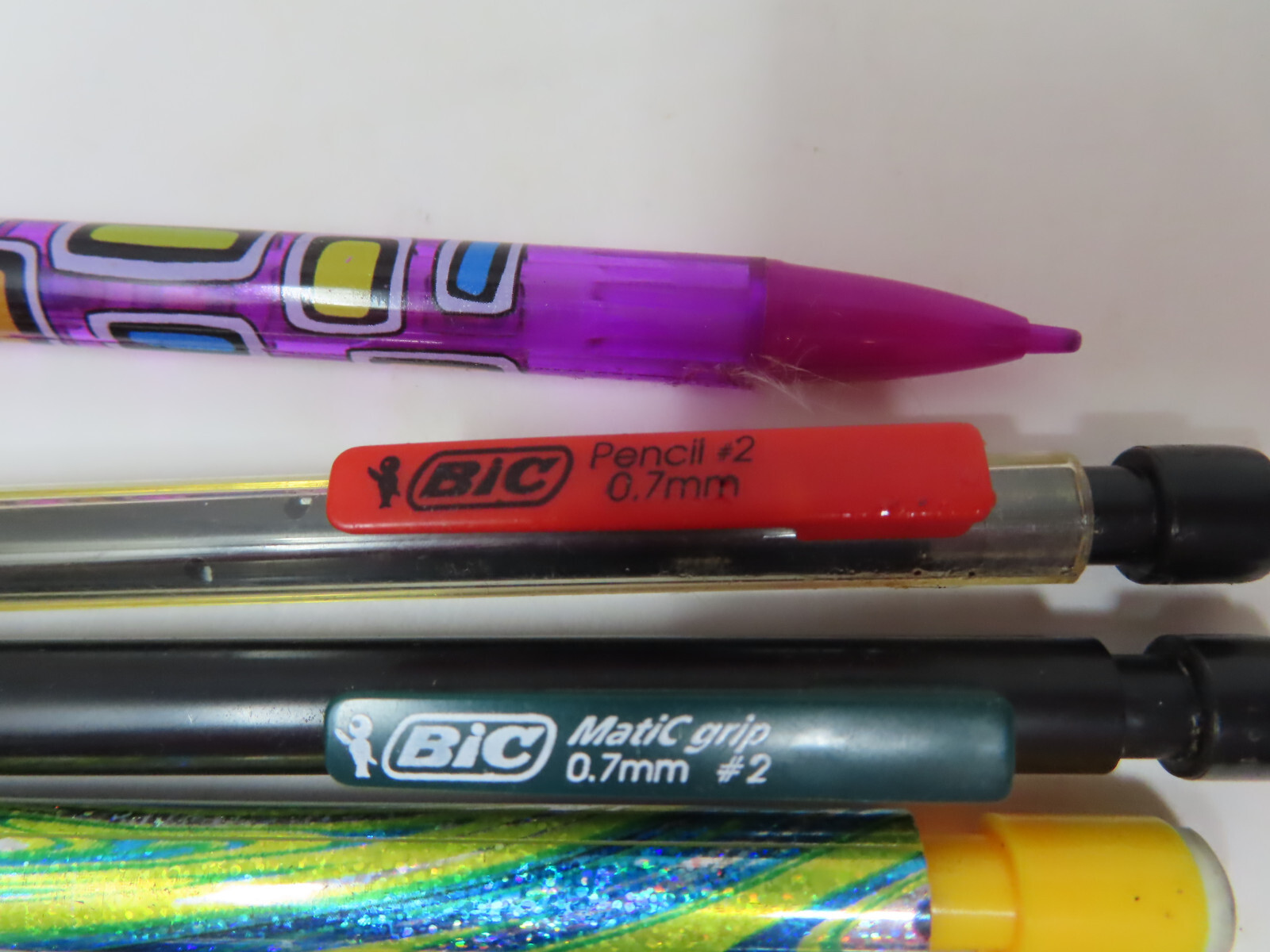 Vintage Lot 6 Mechanical Lead Pencils BIC ROSE ART FRICKS