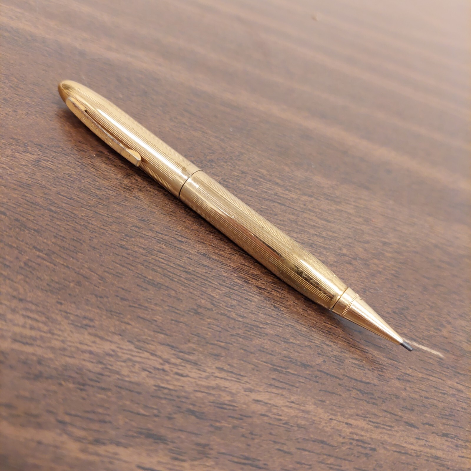 Vintage WINDSOR USA Mechanical Pencil Gold Tone Desk Accessories
