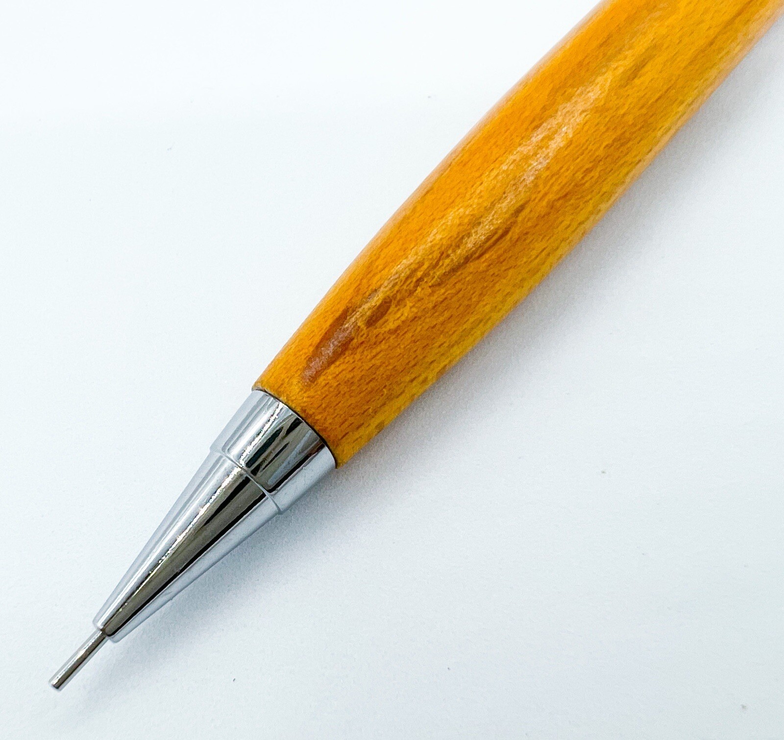 New Maple Wood MECHANICAL PENCIL 0.5mm Push Drafting Fully Functional