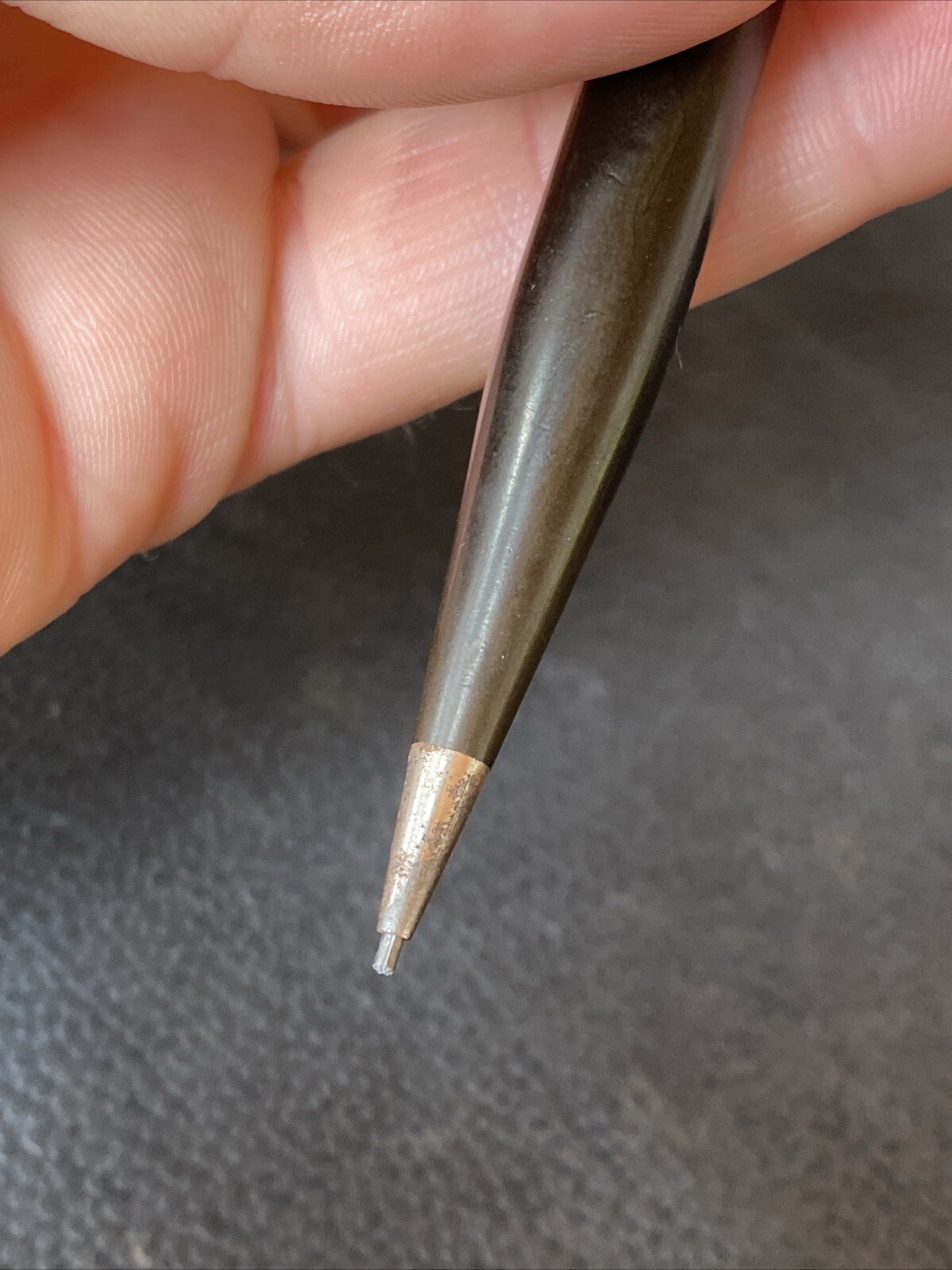 ANTIQUE VTG EARLY Brown Brass WAHL EVERSHARP Mechanical Pencil AS IS UNTESTED