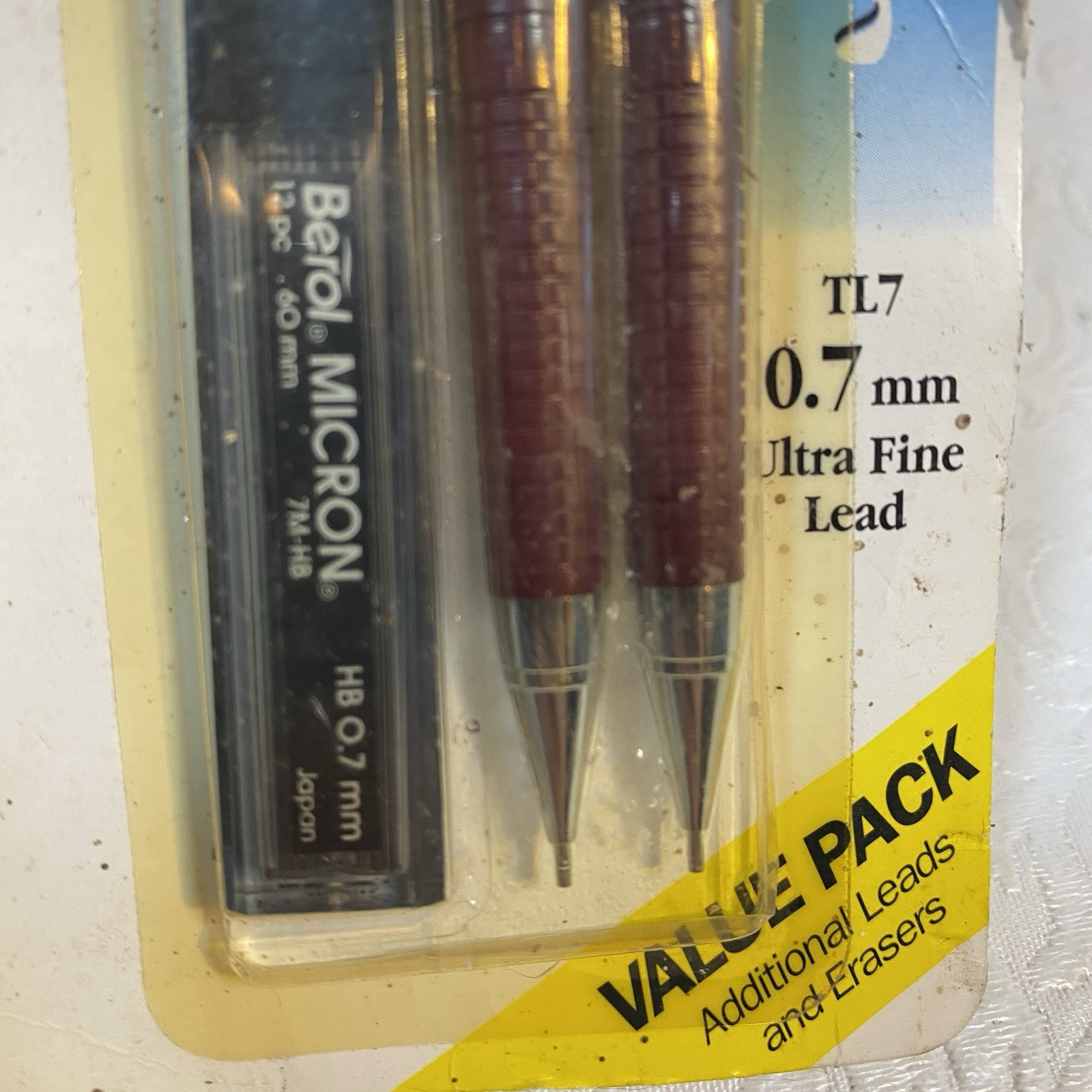 Berol TL7 Drafting Automatic Mechanical Pencil Set 0.7mm Japan Vintage 90s NOS