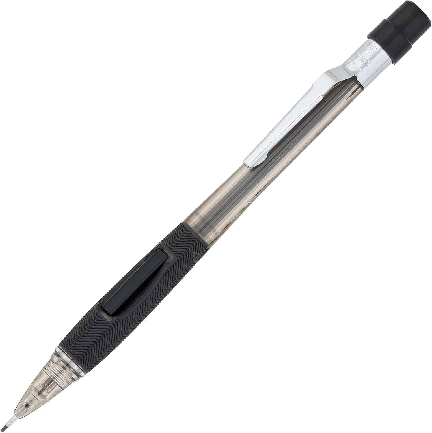 Quicker Clicker Mechanical Pencil (0.9Mm) Transparent Black Barrel, Box of 12 (P