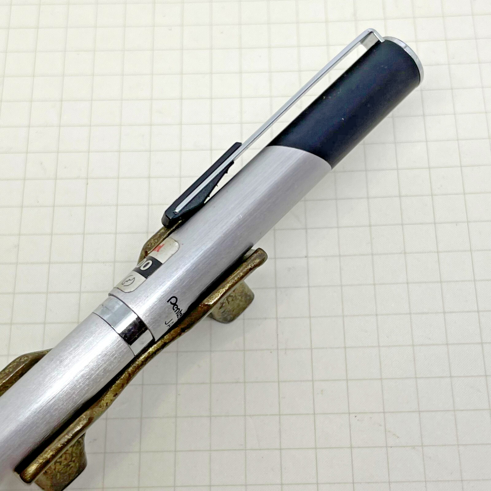 260b Pentel Mechanical Pencil Adonized Aluminum Barrel P125 NOS Made in Japan