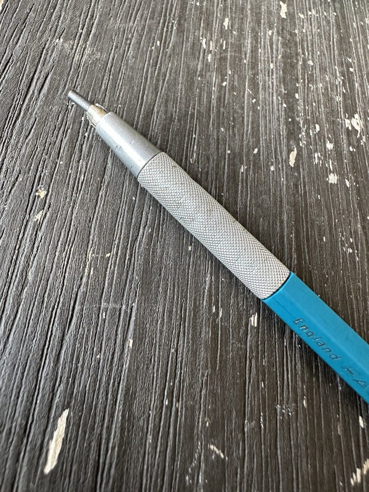 Vintage Eagle Turquoise 10 Mechanical Pencil made in England.-used-