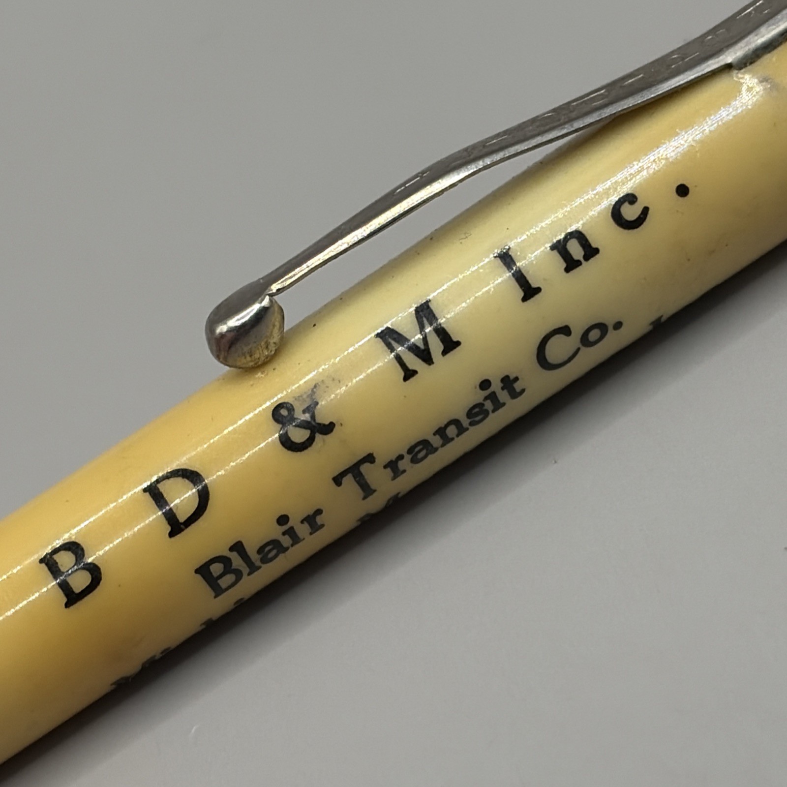 VTG Mechanical Pencil BD&M Inc. Michigan Messengers Maiers & Sons Detroit MI