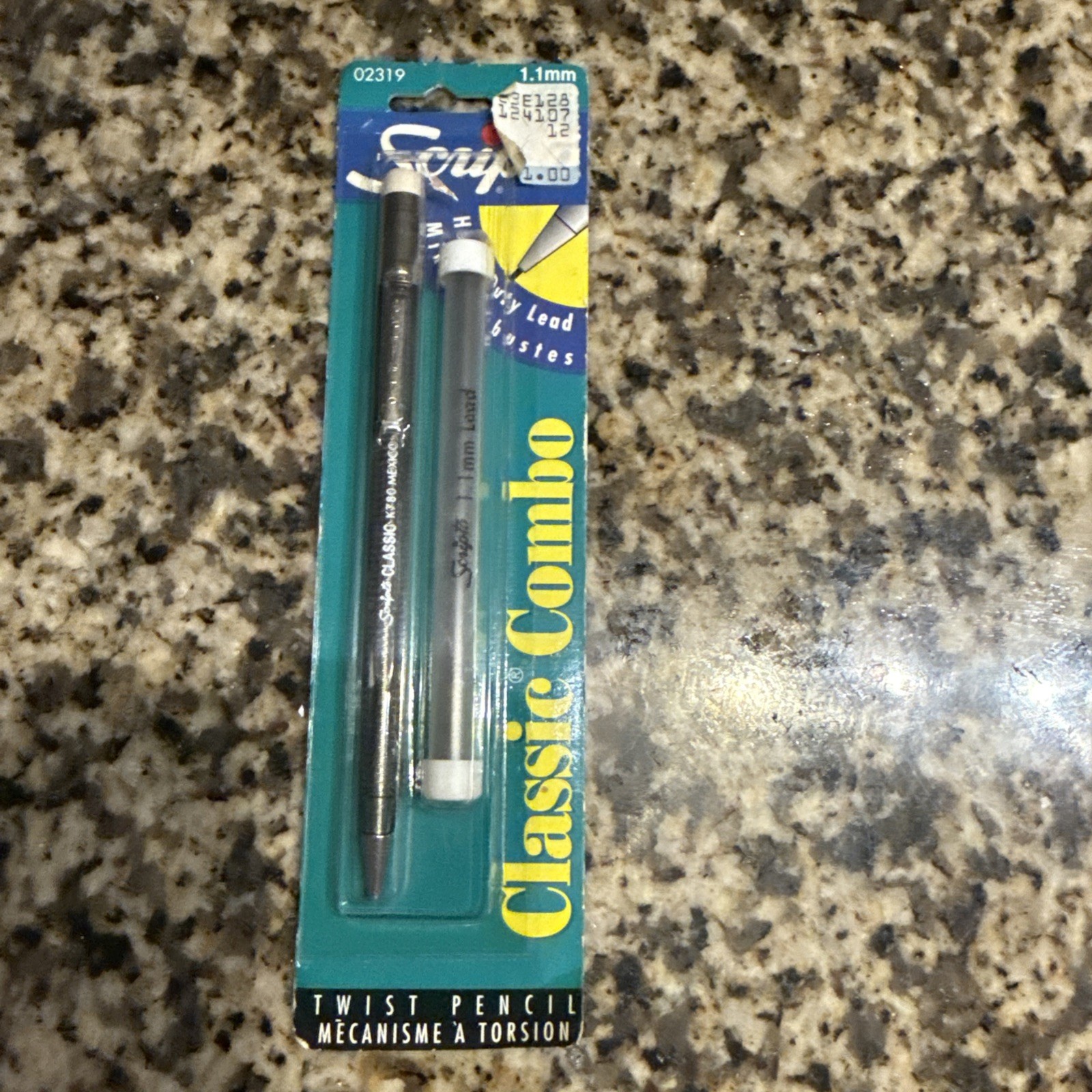 VTG Scripto Classic Combo Twist Mechanical Pencil w/ Refill 02319 Grey NOS 1997