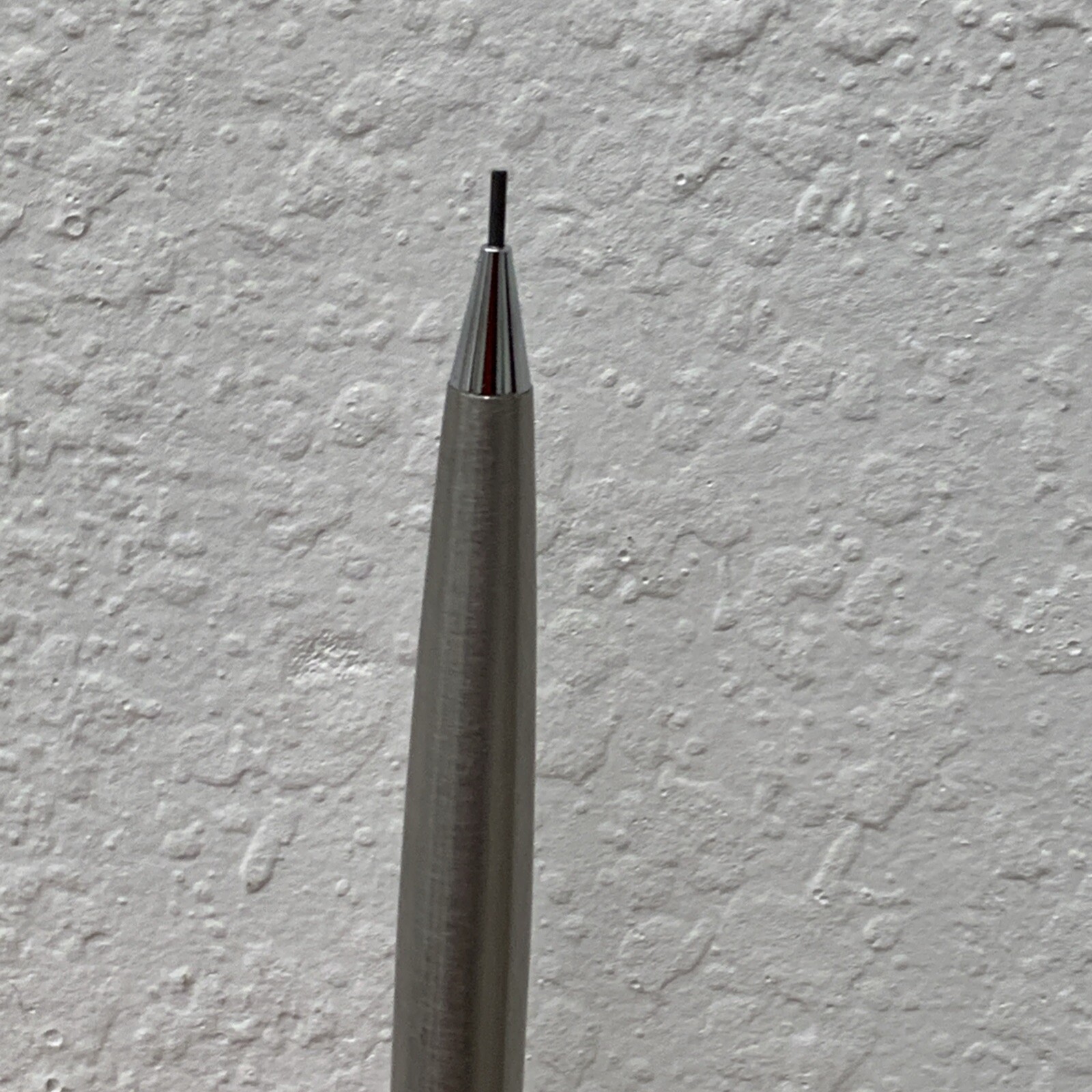 Vintage Parker Mechanical Pencil Brushed Stainless Steel Arrow Clip USA RARE