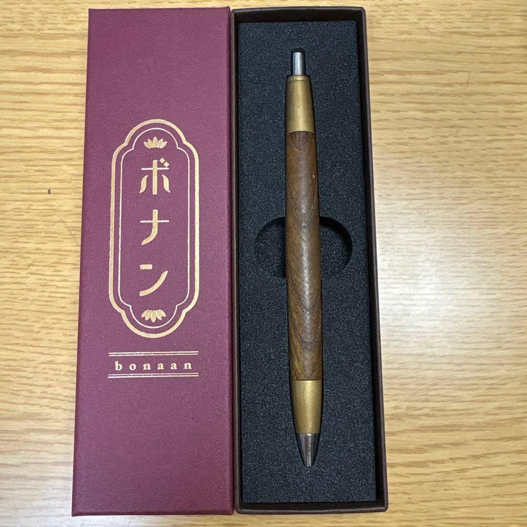 Bonaan wooden mechanical pencil Keyaki main body + box