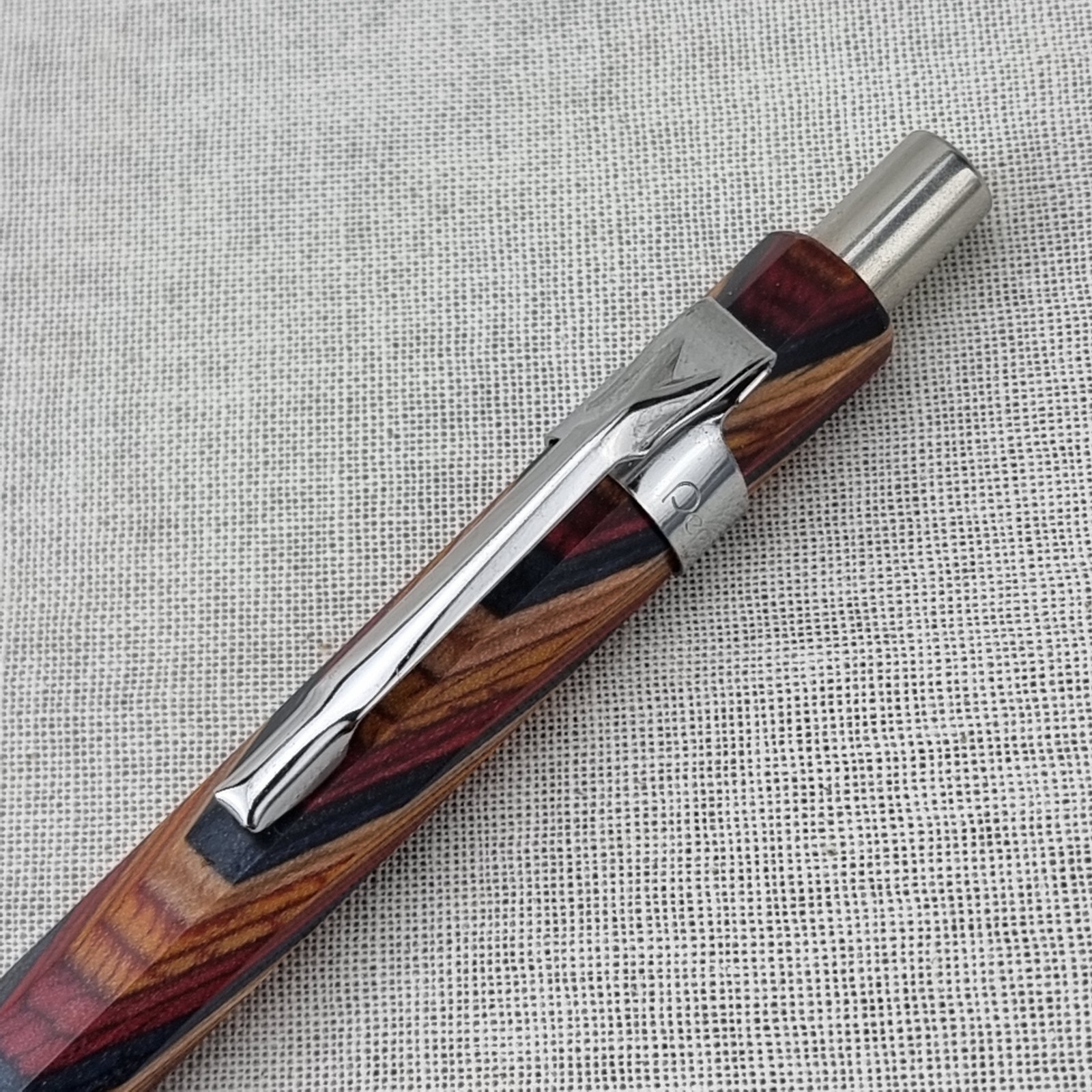 Hand Crafted Pentel P-205(0.5mm) Mechanical Pencil with Octagonal Wood Barrel
